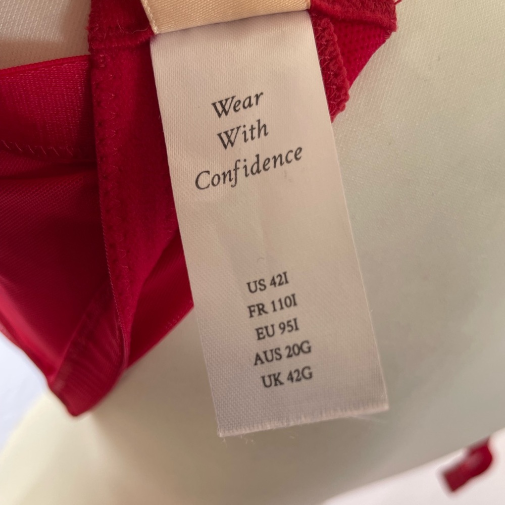 Gabi Fresh by Playful Promises Red Bra, 42I - Picture 5 of 6